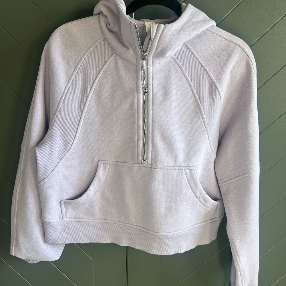 Lululemon Scuba oversized half-zip hoodie sweatshirt. Womens XS/S.